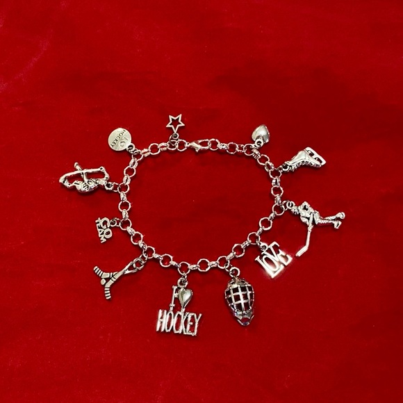 Hockey Charm Bracelet - Picture 3 of 7